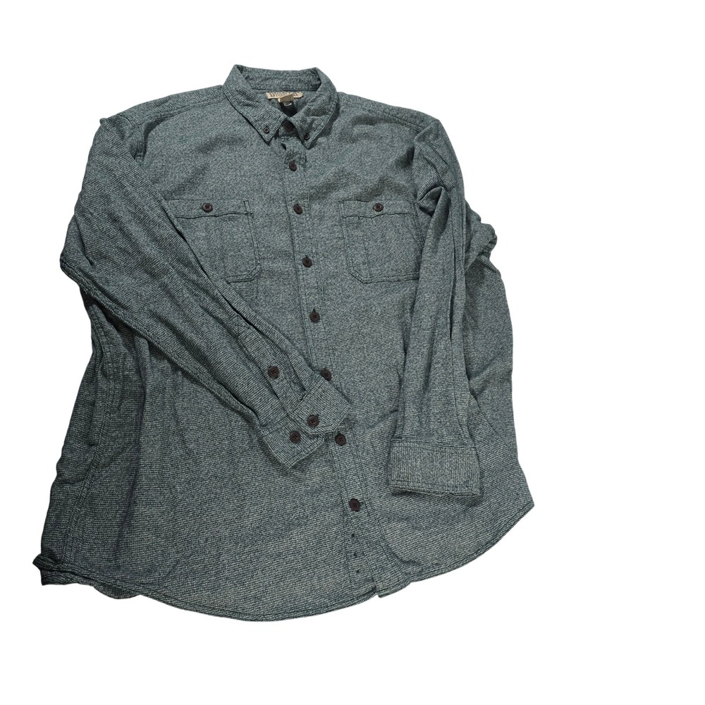 Duluth Men's Kennesaw‎ Relaxed Fit Long Sleeve Shirt 2XLT tall button down green